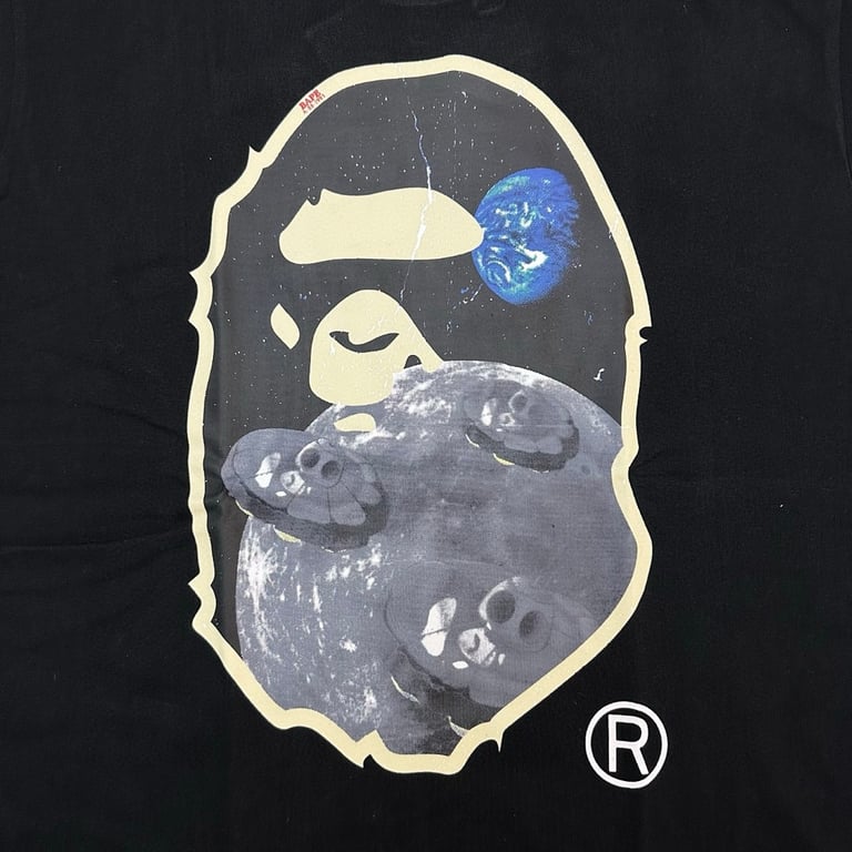 BAPE Space Ape Head Graphic Tee - 4