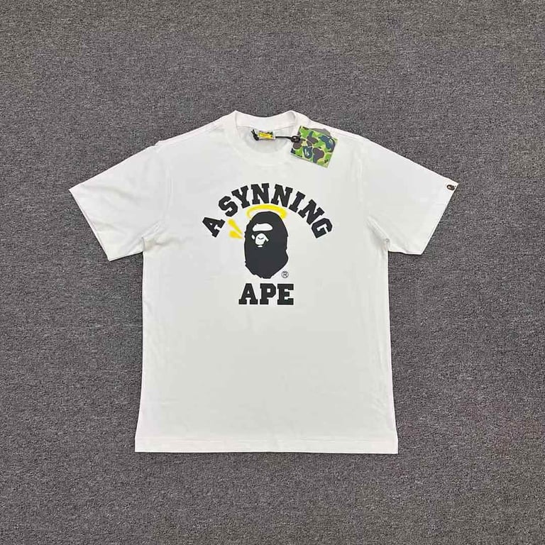 BAPE A Synning Ape Graphic T-Shirt - 5