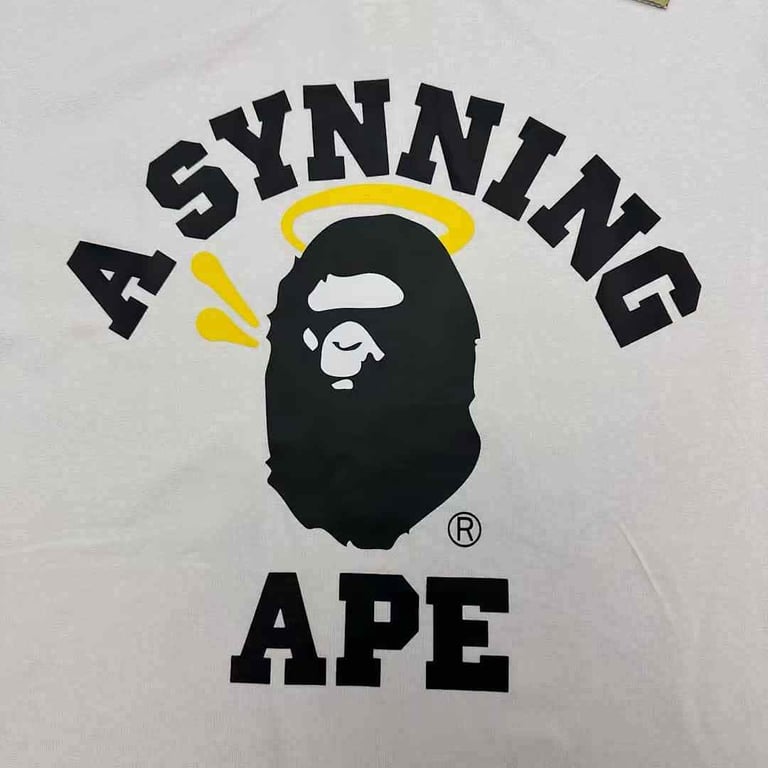 BAPE A Synning Ape Graphic T-Shirt - 7
