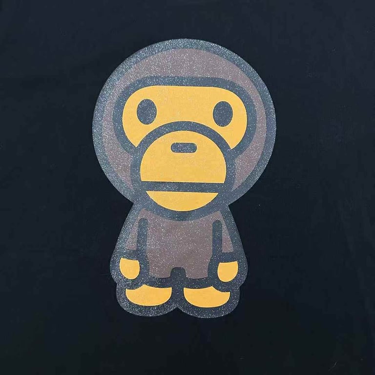 BAPE Baby Milo Graphic Tee Black - 6