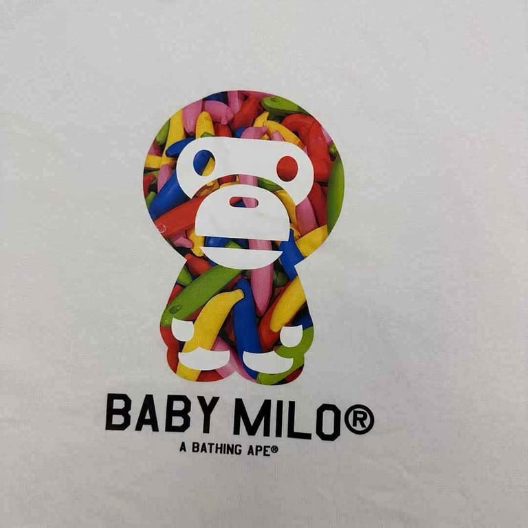BAPE Baby Milo Multi-Color Graphic Tee - 4