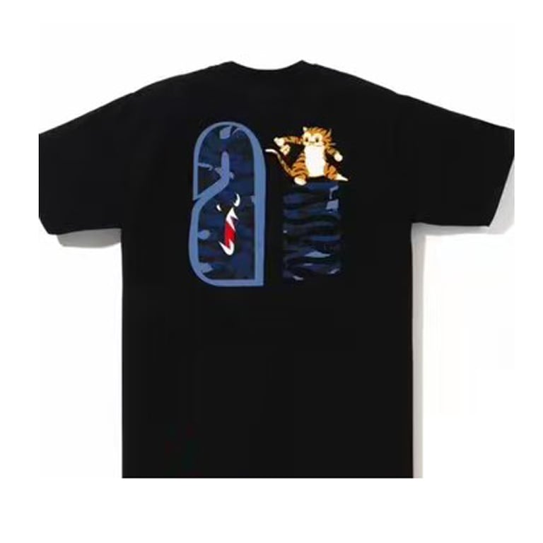 BAPE Shark Tiger Graphic Tee - 12