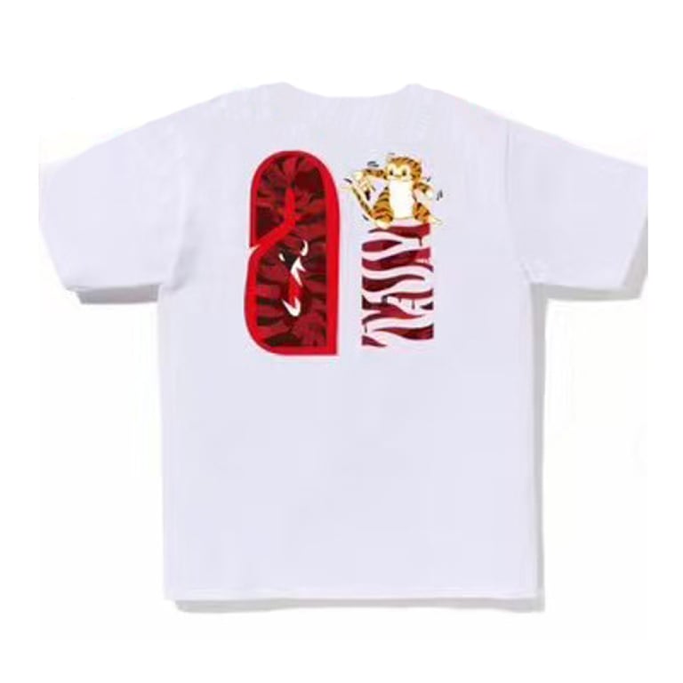 BAPE Shark Tiger Graphic Tee - 4
