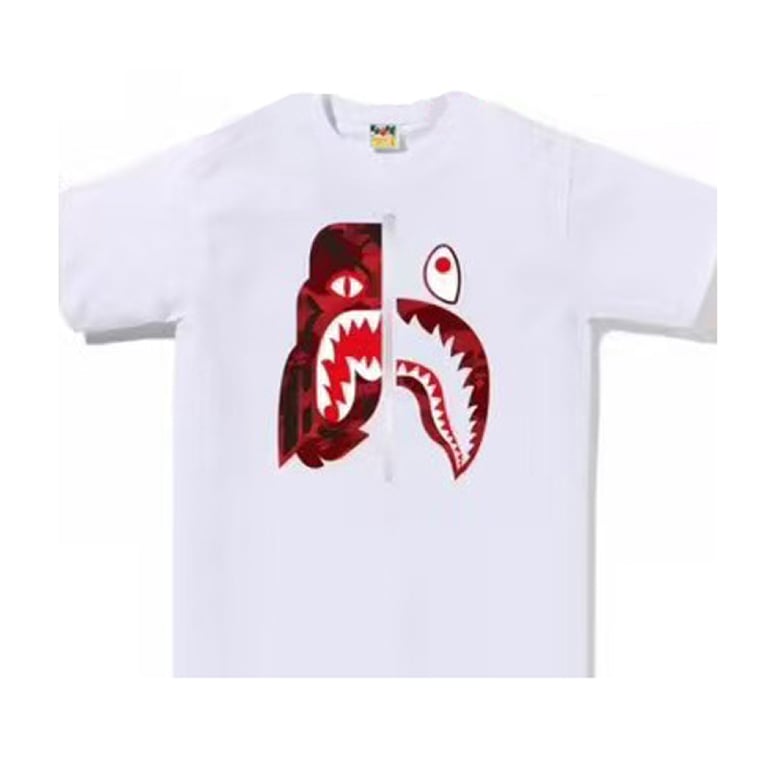 BAPE Shark Tiger Graphic Tee - 5