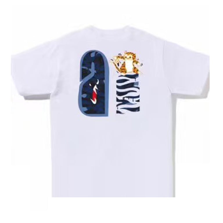 BAPE Shark Tiger Graphic Tee - 6