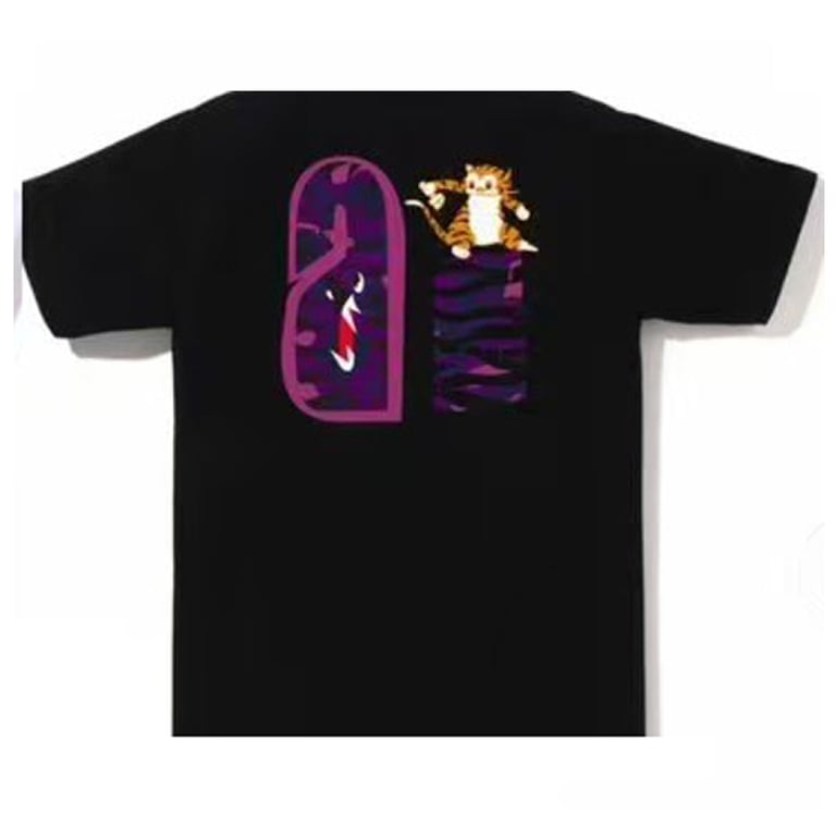 BAPE Shark Tiger Graphic Tee - 10