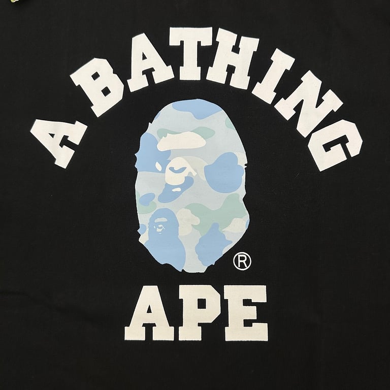 BAPE College Logo Camo Tee - 13