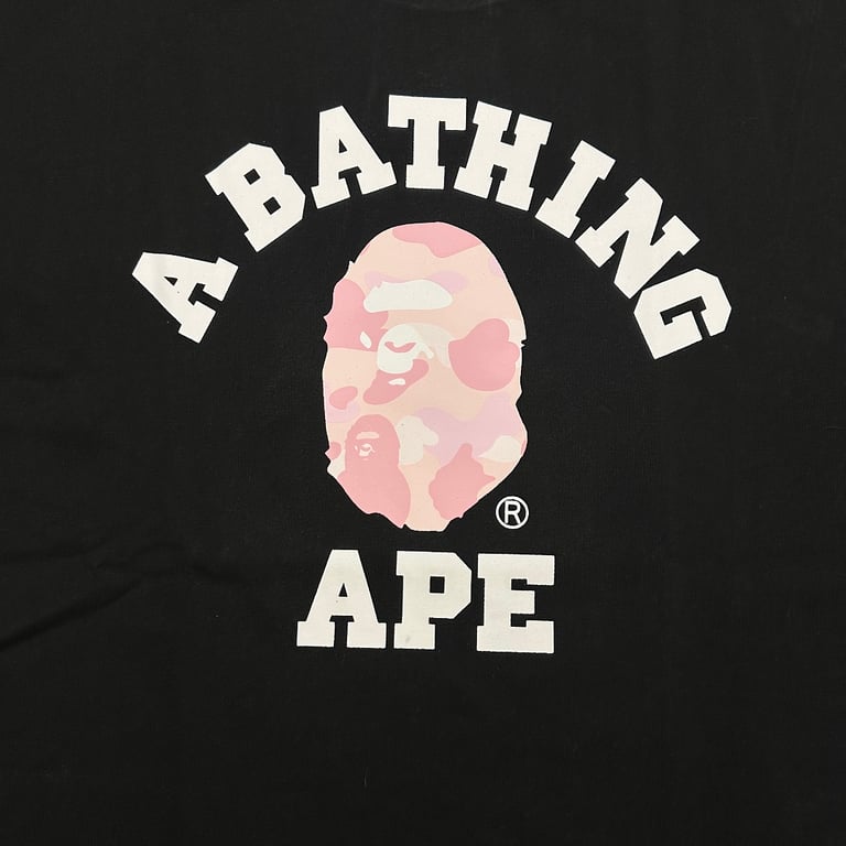 BAPE College Logo Camo Tee - 4