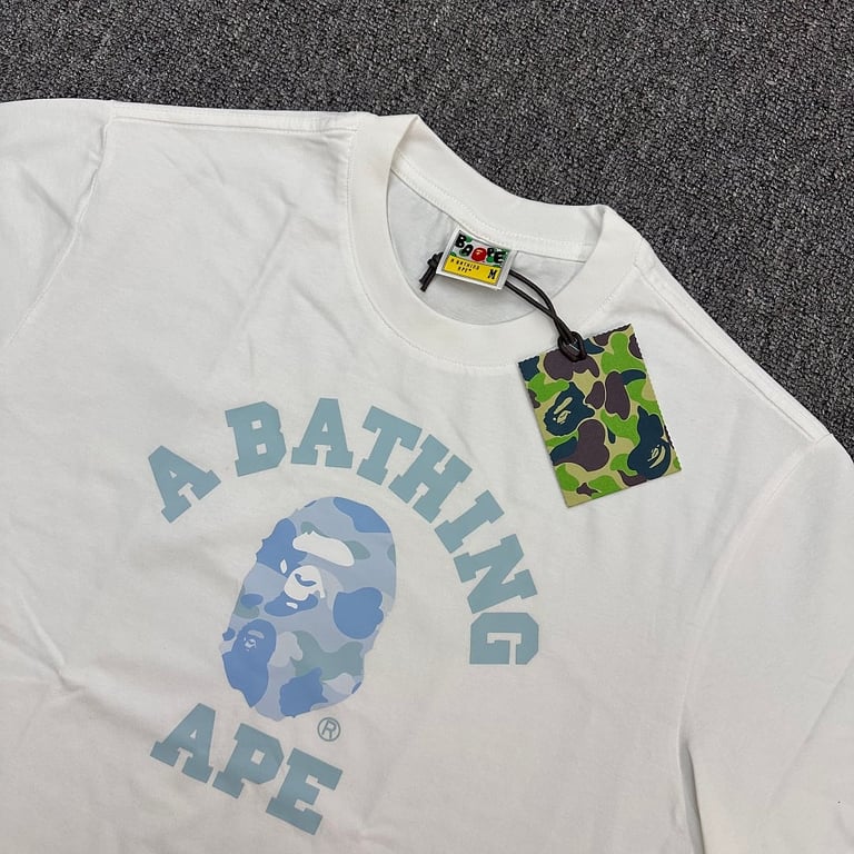 BAPE College Logo Camo Tee - 9
