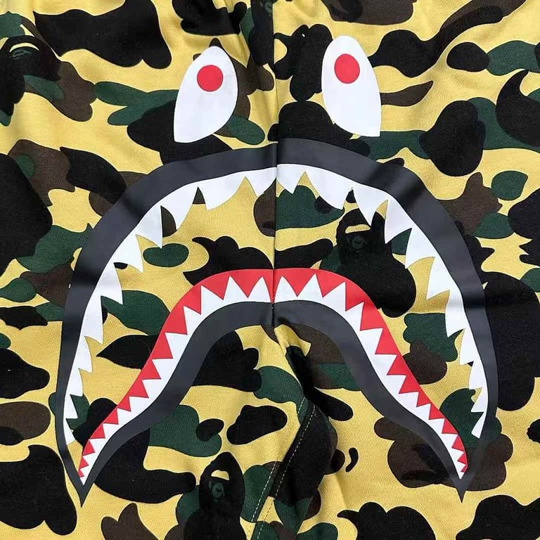 BAPE Shark Camo Shorts - 7