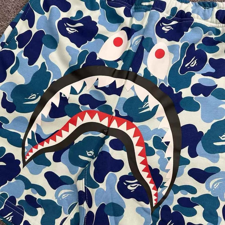 BAPE Shark Camo Shorts - 14