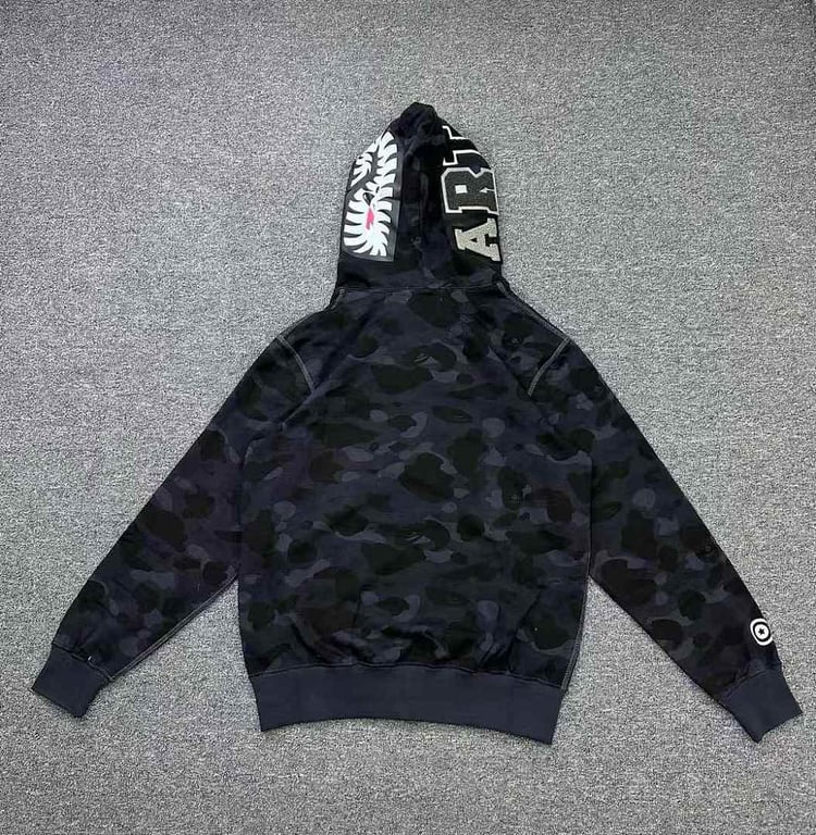 BAPE Camo Shark Full Zip Hoodie SEO ART - 9
