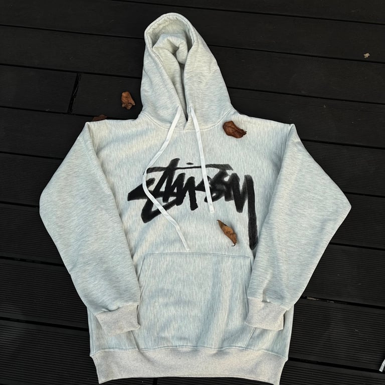 Stüssy Silk-Screen Printing Hoodie - 4