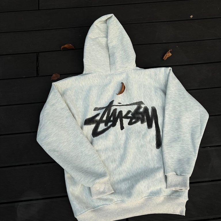 Stüssy Silk-Screen Printing Hoodie - 5