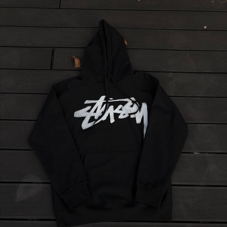 Stüssy Silk-Screen Printing Hoodie - 6