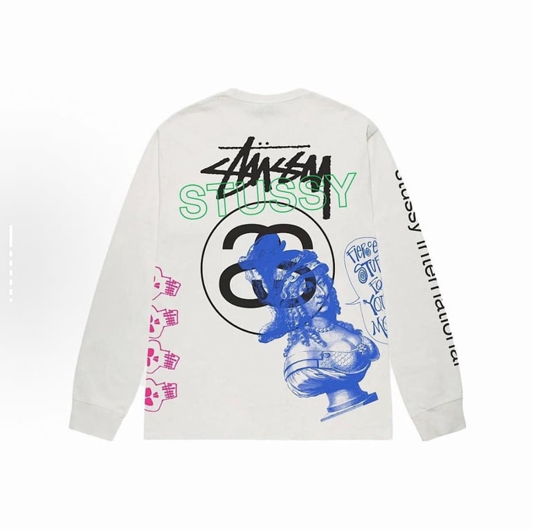 Stüssy FW25 Double-S "Skull" Long-Sleeve Top - 12