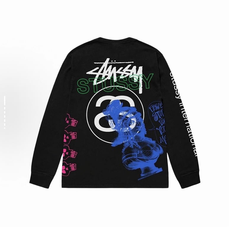 Stüssy FW25 Double-S "Skull" Long-Sleeve Top - 14