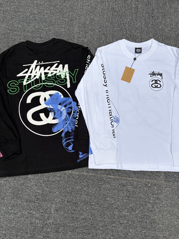 Stüssy FW25 Double-S "Skull" Long-Sleeve Top - 3