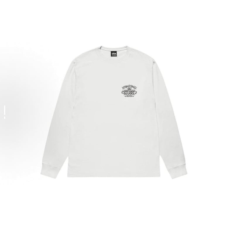 Stüssy FW25 Crown & Lettering Long-Sleeve Top - 8