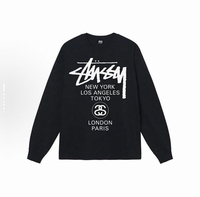 Stüssy World Tour Long-Sleeve Top - 13