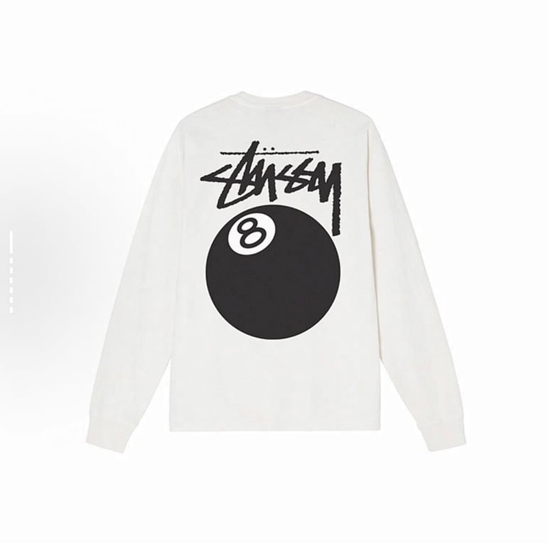 Stüssy Black Eight Long-Sleeve Top - 8