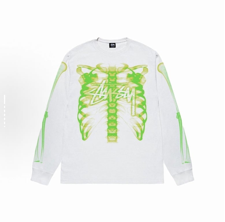 Stüssy Reflective Skull Long-Sleeve Top - 11