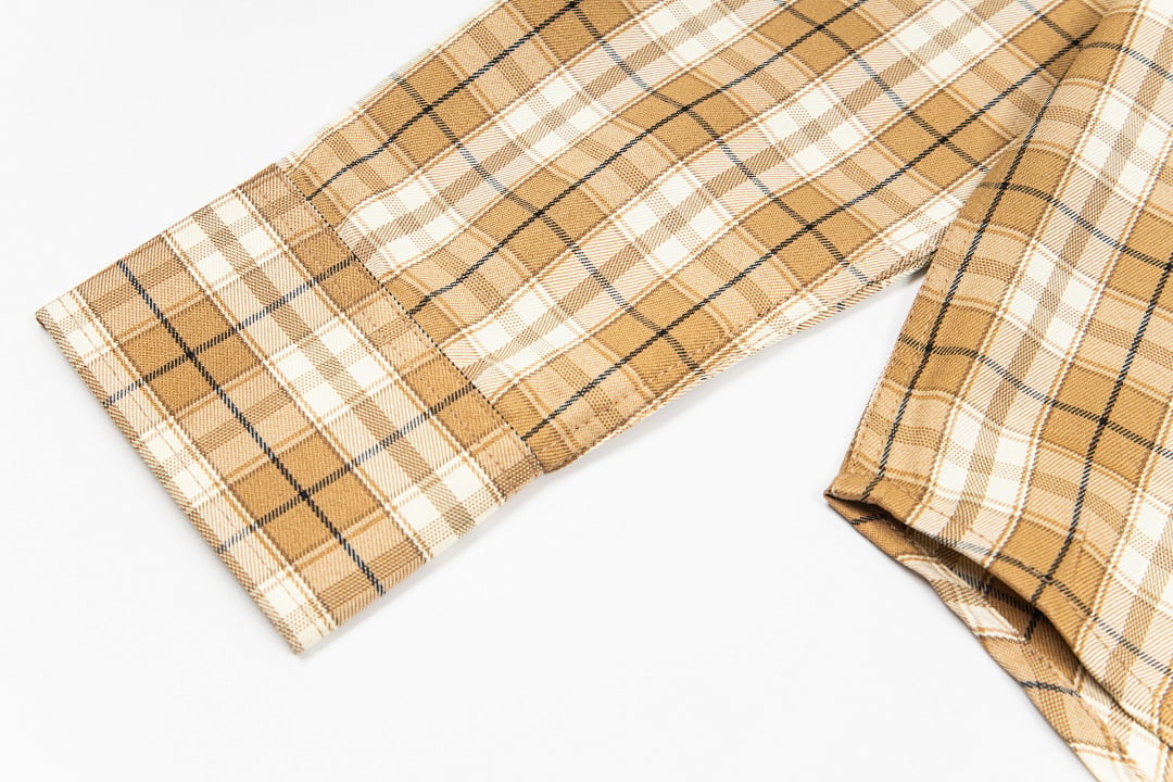 Stüssy SS24 DAN Washed Cotton Plaid Long-Sleeve Shirt - 11