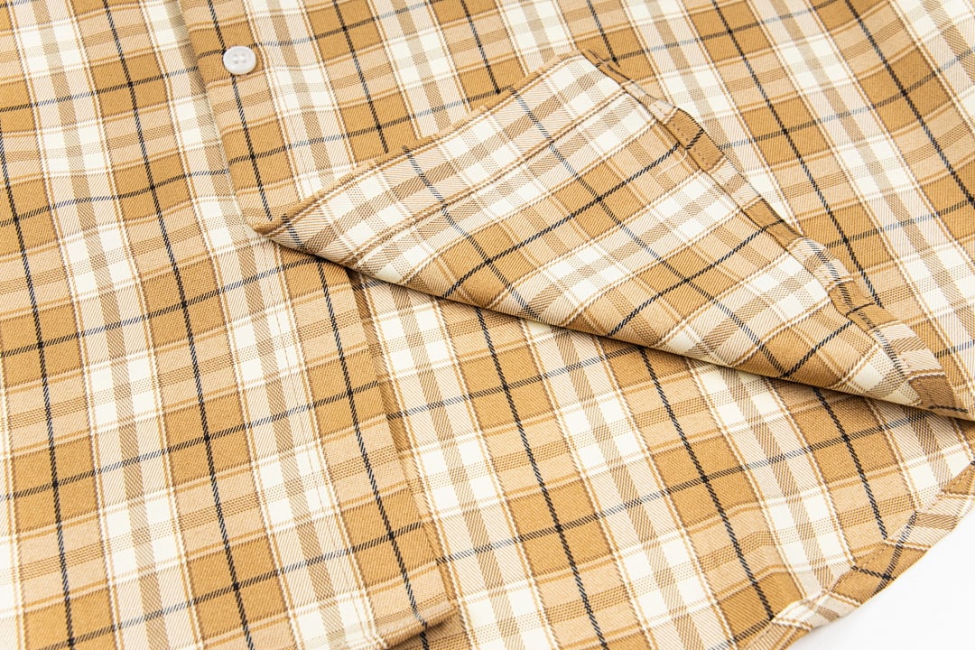 Stüssy SS24 DAN Washed Cotton Plaid Long-Sleeve Shirt - 13