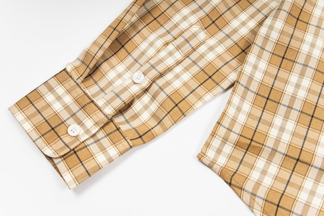 Stüssy SS24 DAN Washed Cotton Plaid Long-Sleeve Shirt - 14