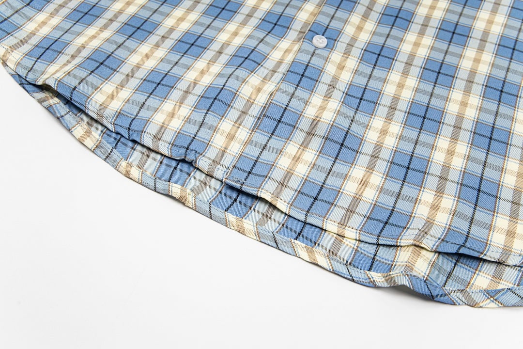 Stüssy SS24 DAN Washed Cotton Plaid Long-Sleeve Shirt - 20