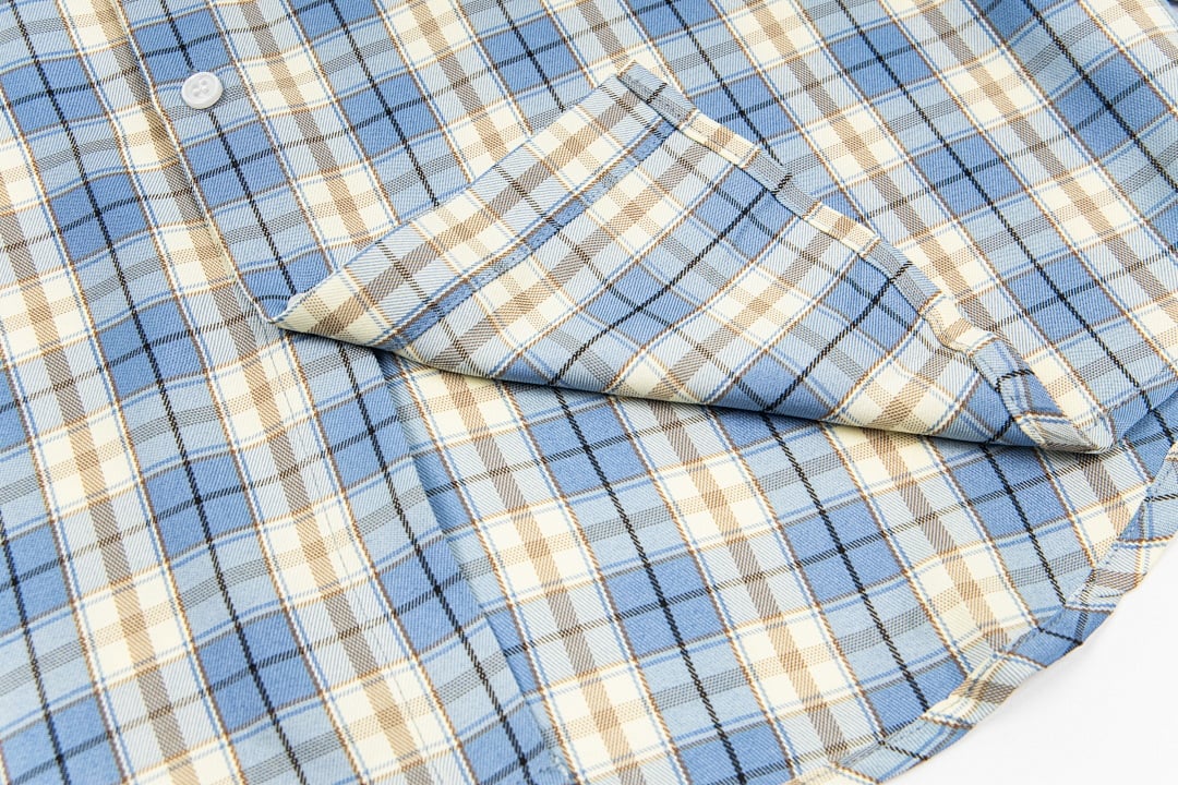 Stüssy SS24 DAN Washed Cotton Plaid Long-Sleeve Shirt - 21