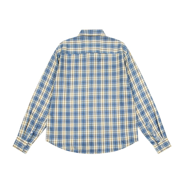 Stüssy SS24 DAN Washed Cotton Plaid Long-Sleeve Shirt - 6