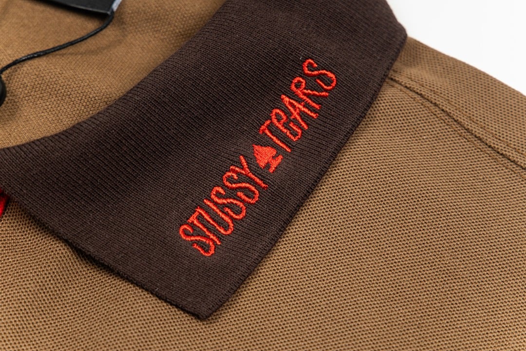 Stüssy x Denim Tears Jamaica High Polo Shirt Brown - 6