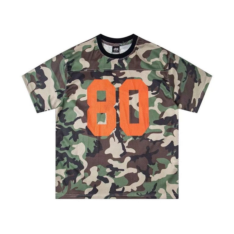 Stüssy Sporty Mesh Jersey T-Shirt "80" - 2