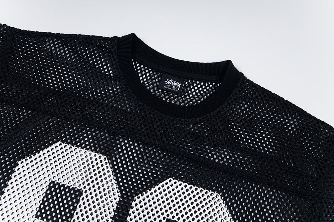 Stüssy Sporty Mesh Jersey T-Shirt "80" - 17