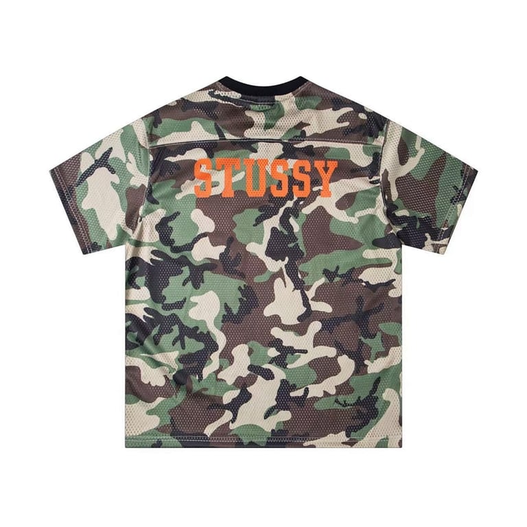 Stüssy Sporty Mesh Jersey T-Shirt "80" - 3