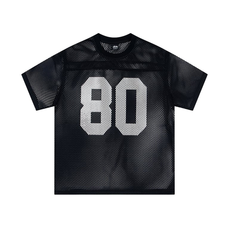 Stüssy Sporty Mesh Jersey T-Shirt "80" - 4