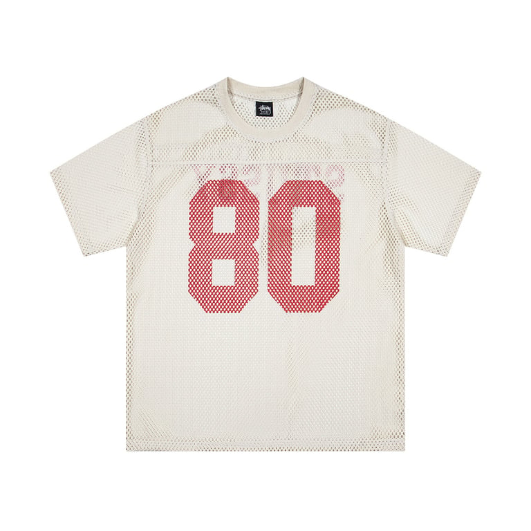 Stüssy Sporty Mesh Jersey T-Shirt "80" - 6