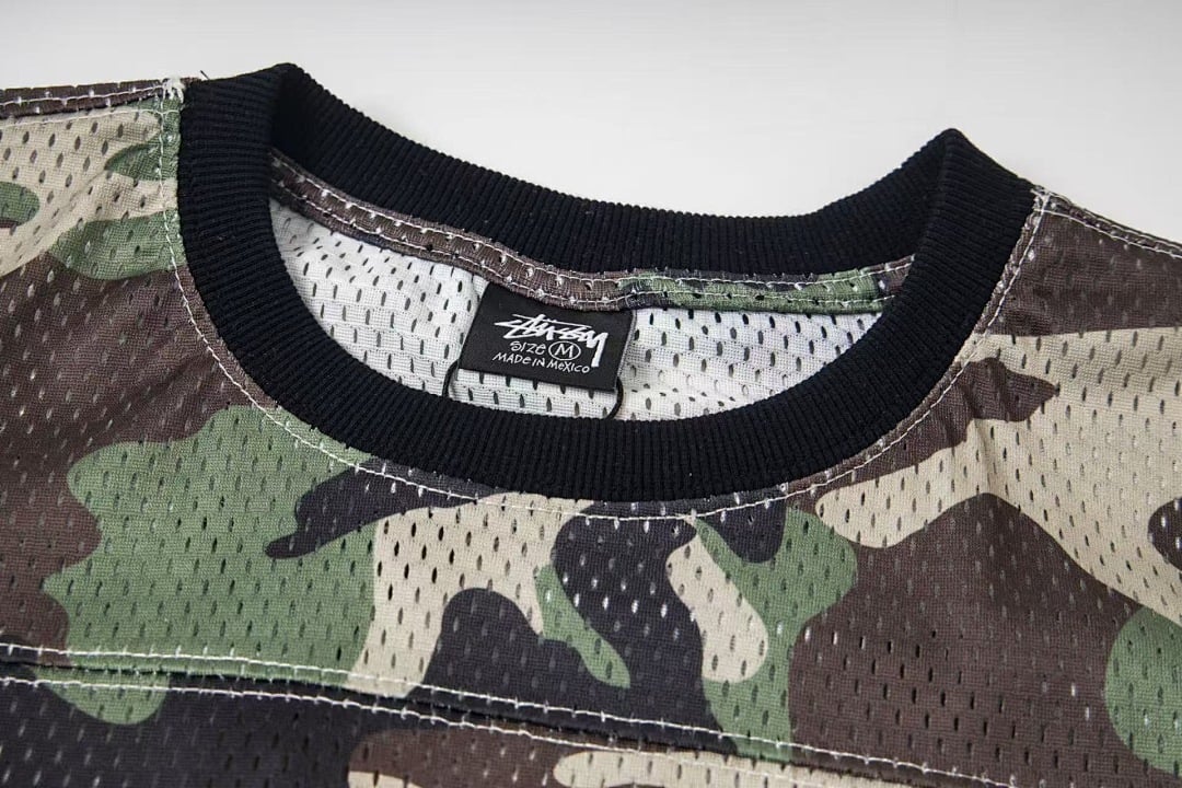 Stüssy Sporty Mesh Jersey T-Shirt "80" - 8