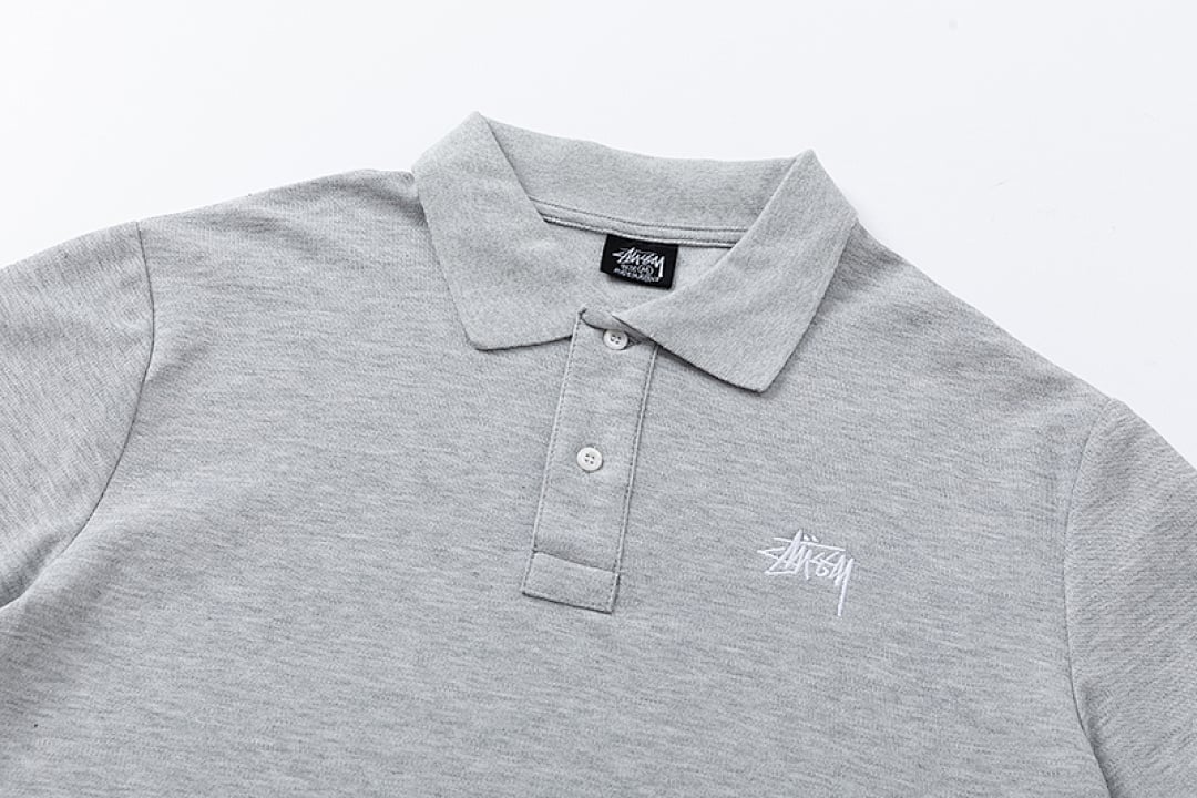 Stüssy Classic Logo Embroidery Polo Shirt - 14