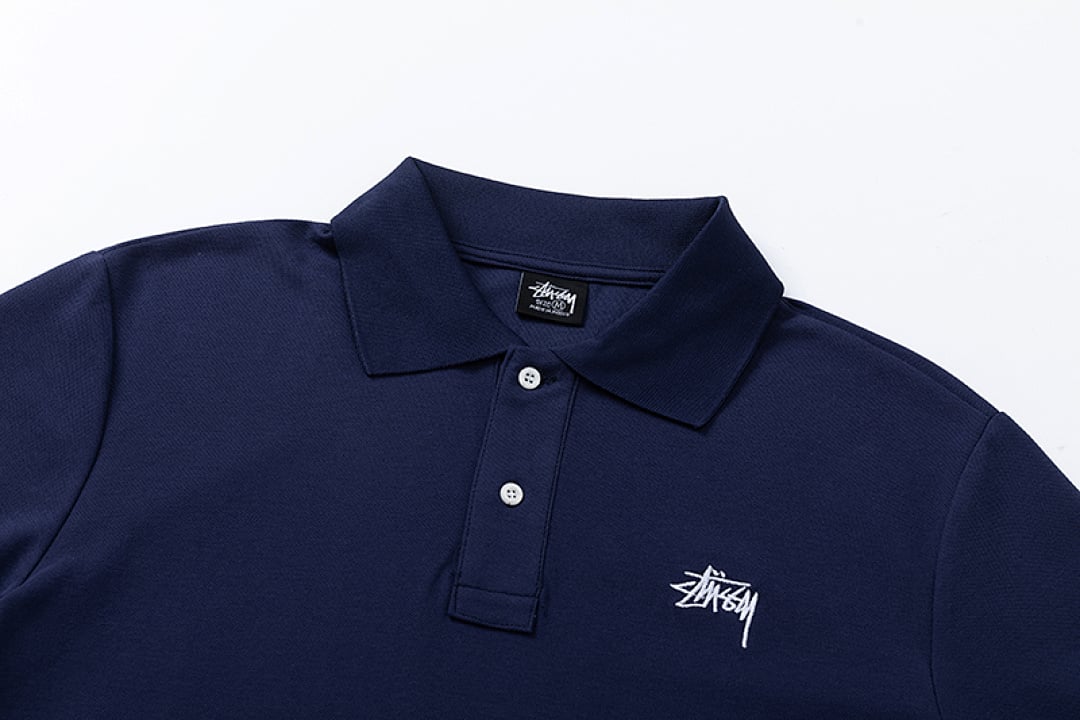 Stüssy Classic Logo Embroidery Polo Shirt - 24