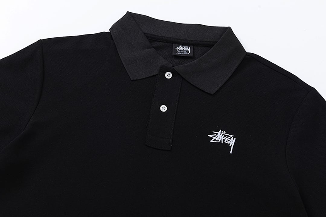Stüssy Classic Logo Embroidery Polo Shirt - 34