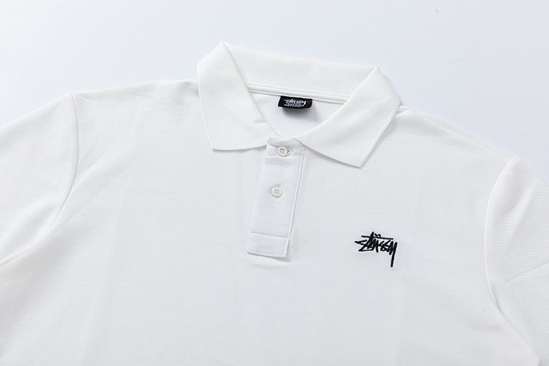 Stüssy Classic Logo Embroidery Polo Shirt - 5