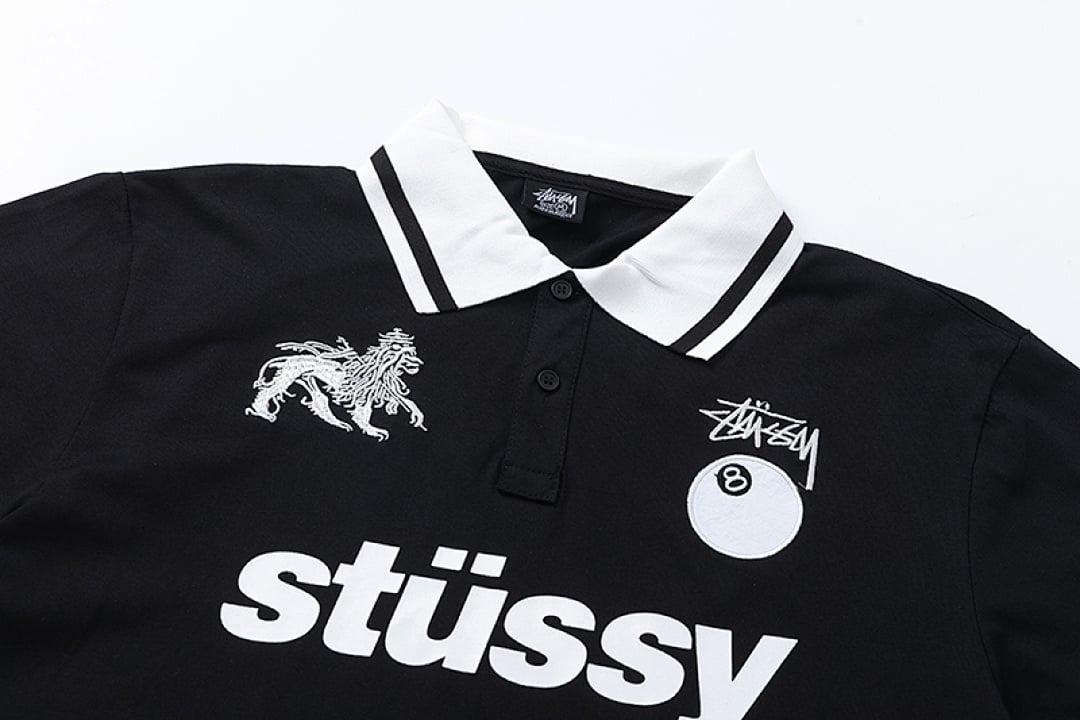 Stüssy Year-of-the-Dragon 8-Ball Embroidery Polo Shirt - 15
