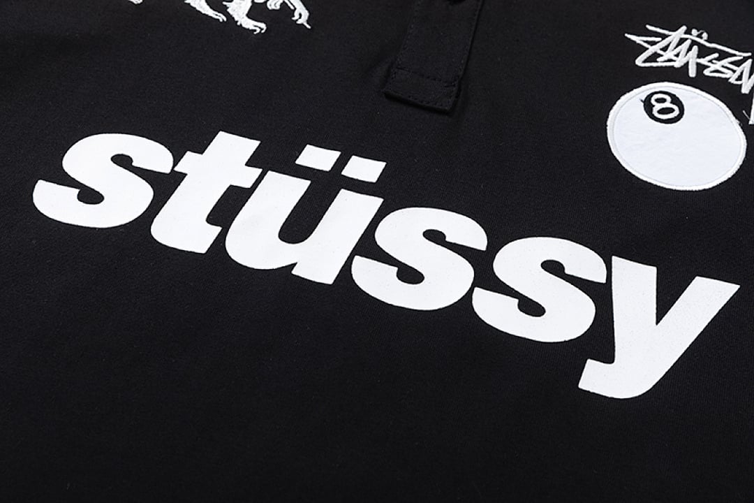 Stüssy Year-of-the-Dragon 8-Ball Embroidery Polo Shirt - 17