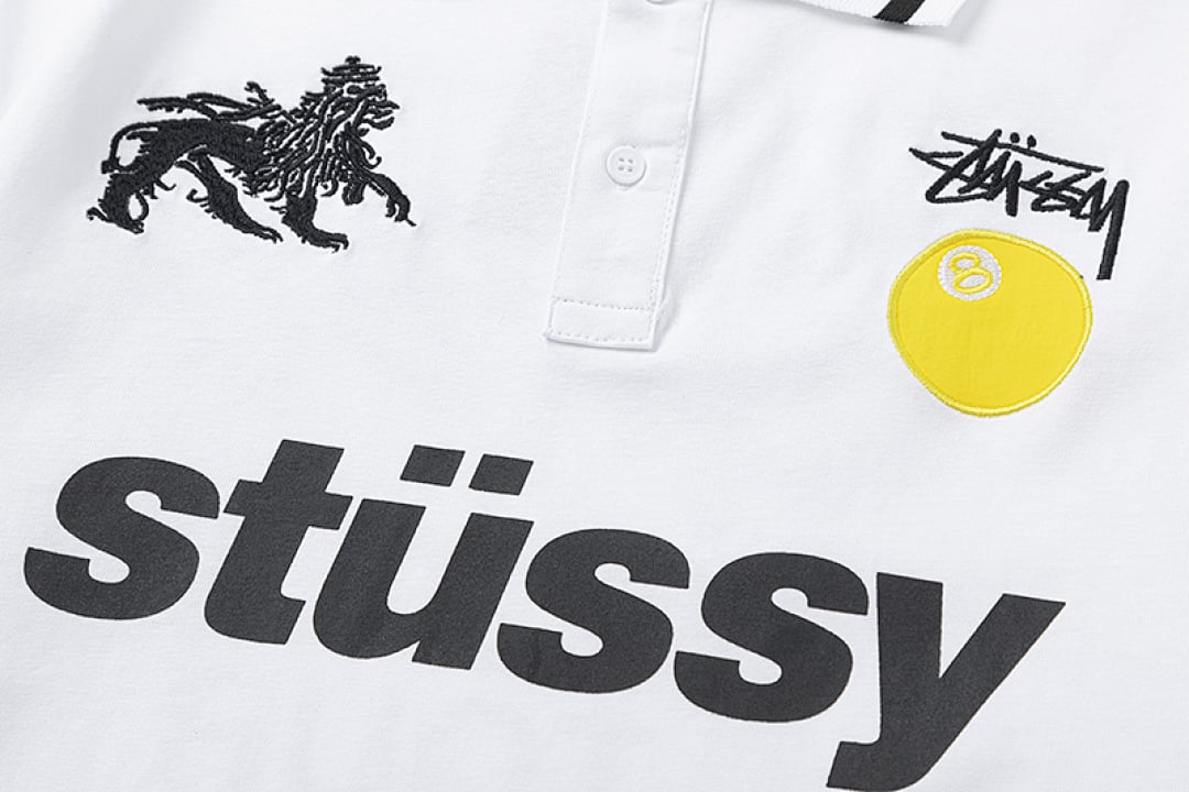 Stüssy Year-of-the-Dragon 8-Ball Embroidery Polo Shirt - 7