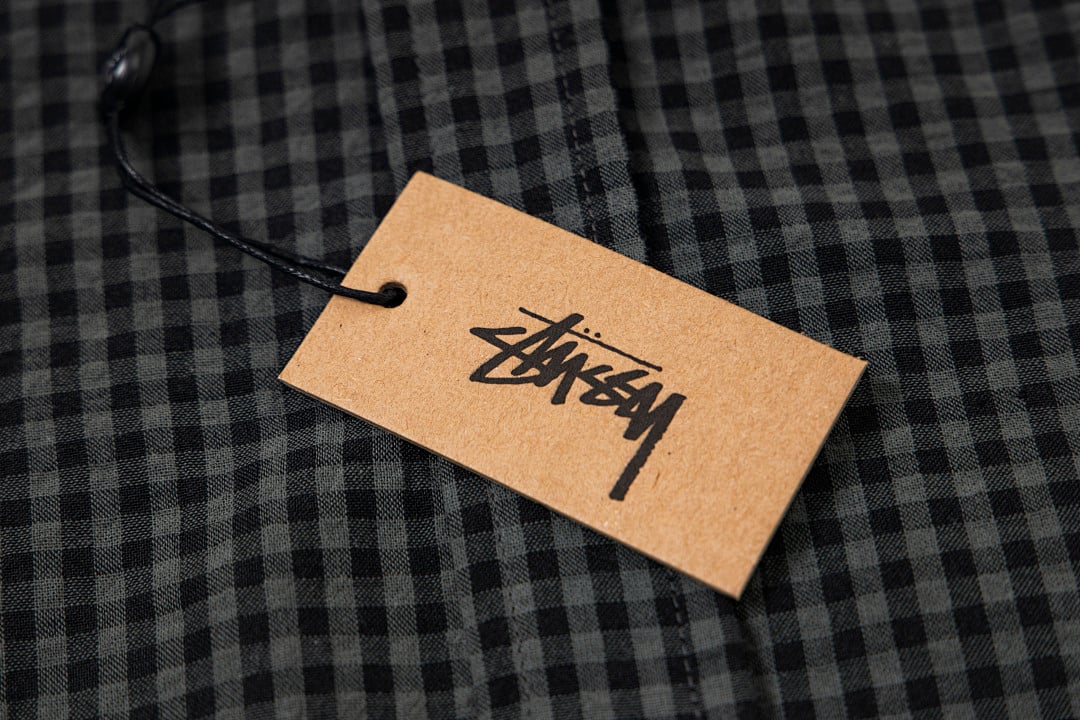 Stüssy 8-Ball Gingham Short Sleeve Shirt - 13