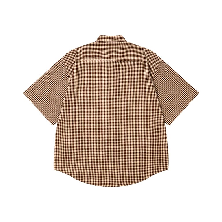 Stüssy 8-Ball Gingham Short Sleeve Shirt - 14