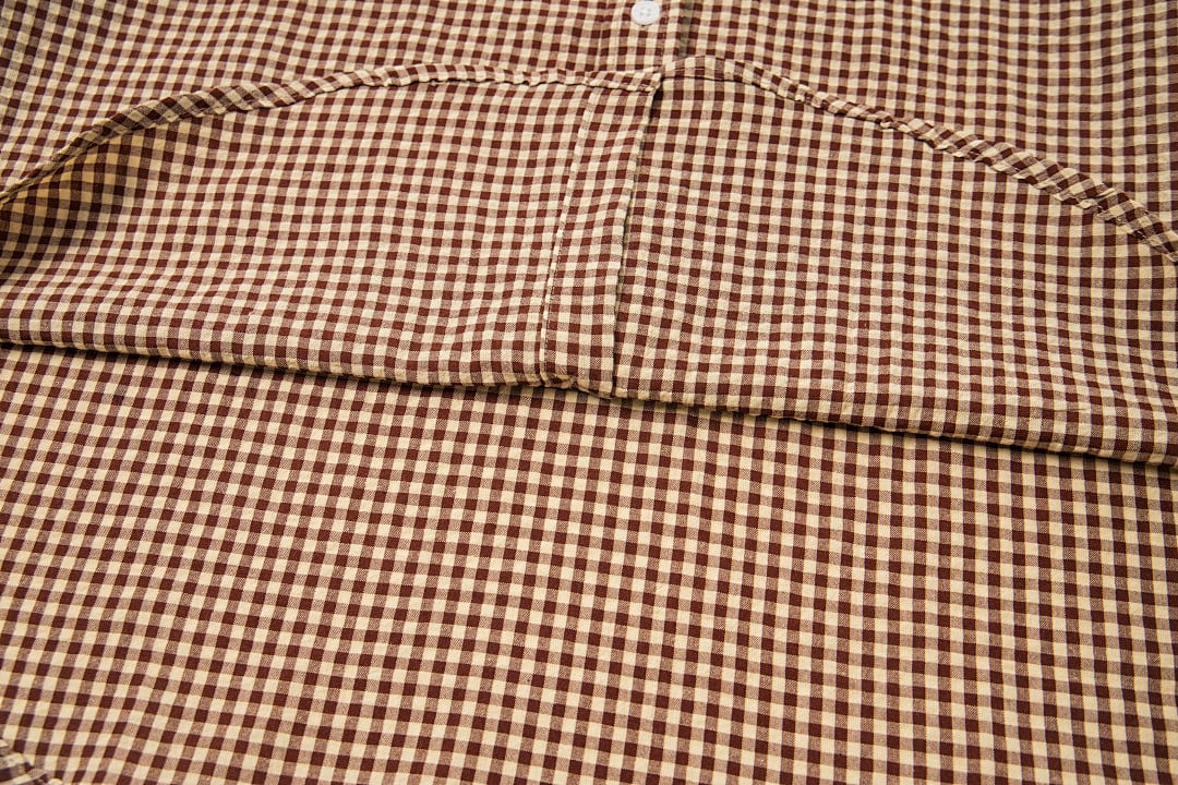 Stüssy 8-Ball Gingham Short Sleeve Shirt - 18