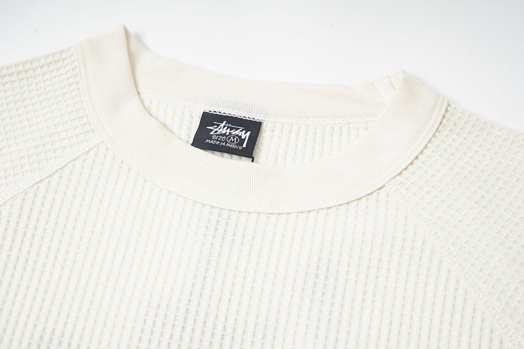Stüssy Waffle-Knit Short-Sleeve T-Shirt - 15